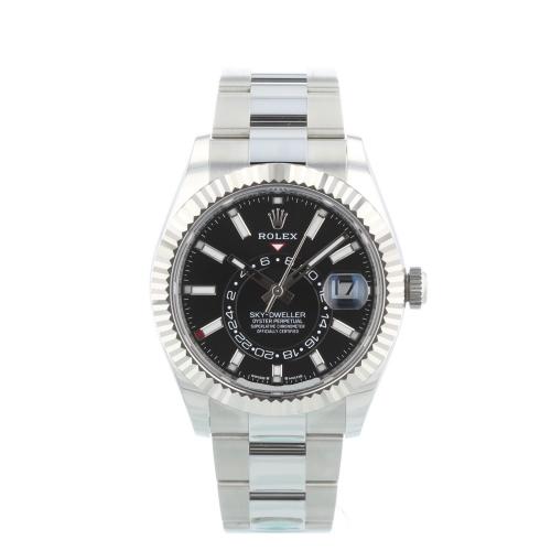 Gents Rolex Sky Dweller 336934 Stainless Steel case with Black dial Gents Rolex Sky Dweller 336934 Stainless Steel case with Black dial
