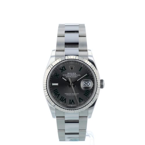 Gents Rolex DateJust 36 126234 Steel case with Wimbledon dial Gents Rolex DateJust 36 126234 Steel case with Wimbledon dial