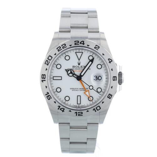 Gents Rolex Explorer II 226570 Stainless Steel case with White dial