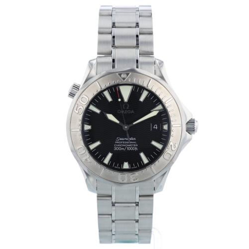 Gents Omega Seamaster 300 22305000 Stainless Steel case with Black Wave dial Gents Omega Seamaster 300 22305000 Stainless Steel case with Black Wave dial