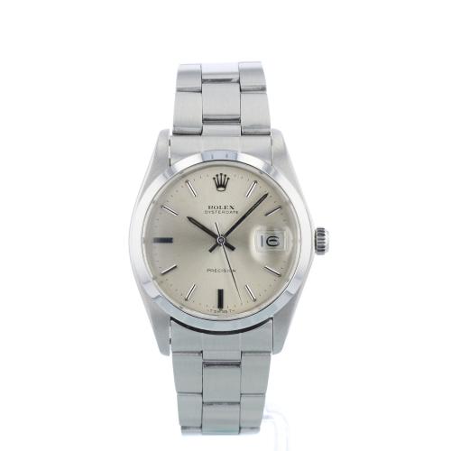 Gents Rolex OysterDate 6694 Steel case with Silver dial