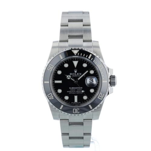 Gents Rolex Submariner Date 116610ln Stainless Steel case with Black dial