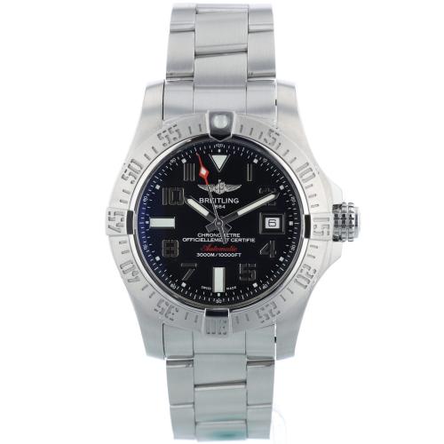 Gents Breitling Avenger II Seawolf A1733110 Steel case with Black dial Gents Breitling Avenger II Seawolf A1733110 Steel case with Black dial