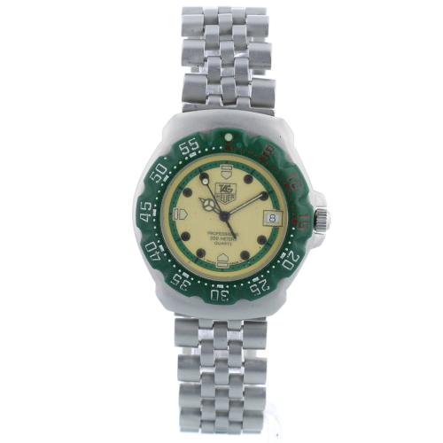 Gents Tag Heuer Professional 372.513 Steel case with Cream dial