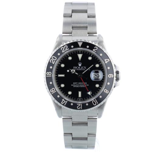 Gents Rolex GMT Master 16700 Stainless Steel case with Black dial Gents Rolex GMT Master 16700 Stainless Steel case with Black dial