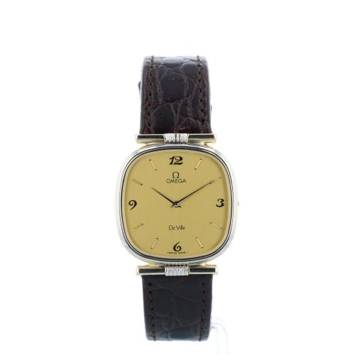 Gents Omega DeVille 1365 Gold Plated   Stainless Steel case with Gilt dial