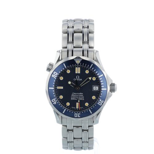 Gents Omega Seamaster Stainless Steel case with Blue Wave dial Gents Omega Seamaster Stainless Steel case with Blue Wave dial