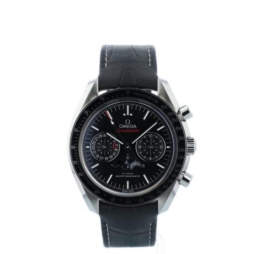 Gents Omega Speedmaster Moon Phase 30433445201001 Stainless Steel case with Black dial Gents Omega Speedmaster Moon Phase 30433445201001 Stainless Steel case with Black dial