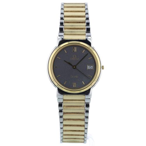 Gents Omega DeVille 1430 Gold Plated   Stainless Steel case with Grey dial