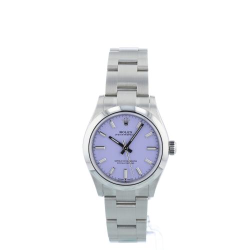 Ladies Rolex Oyster Perpetual 31 277200 Stainless Steel case with Lilac dial Ladies Rolex Oyster Perpetual 31 277200 Stainless Steel case with Lilac dial