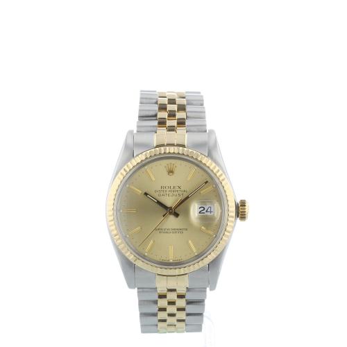 Gents Rolex DateJust 36 16013 18ct Yellow Gold Stainless Steel case with Gilt dial Gents Rolex DateJust 36 16013 18ct Yellow Gold Stainless Steel case with Gilt dial