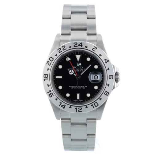 Gents Rolex Explorer II 16570 Steel case with Black dial