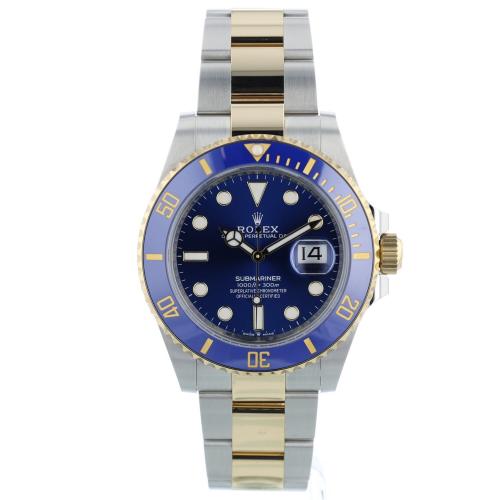 Gents Rolex Submariner Date 126613LB 18ct Yellow Gold   Stainless Steel case with Blue dial