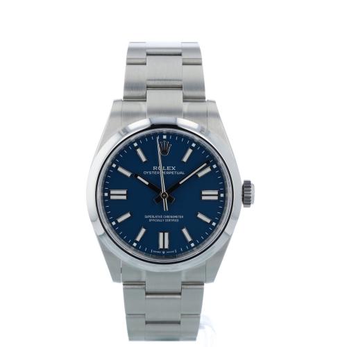 Gents Rolex Oyster Perpetual 41 134300 Stainless Steel case with Med Blue dial Gents Rolex Oyster Perpetual 41 134300 Stainless Steel case with Med Blue dial