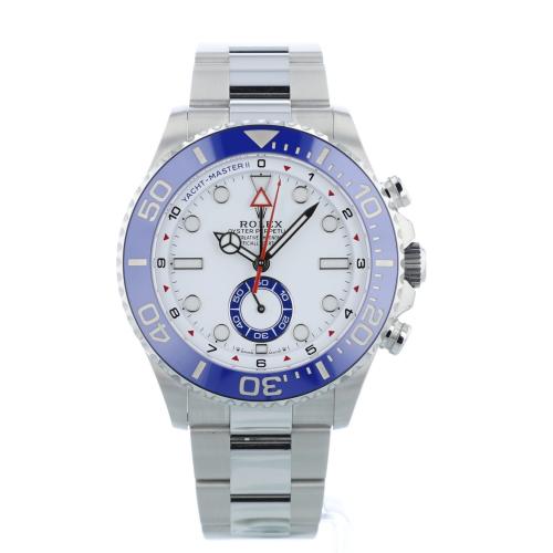 Gents Rolex Yacht-Master II 126680 Stainless Steel case with White dial