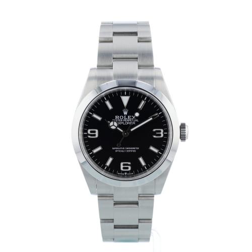 Gents Rolex Explorer 224270 Steel case with Black dial