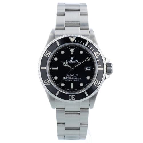 Gents Rolex  16600 Steel case with Black dial