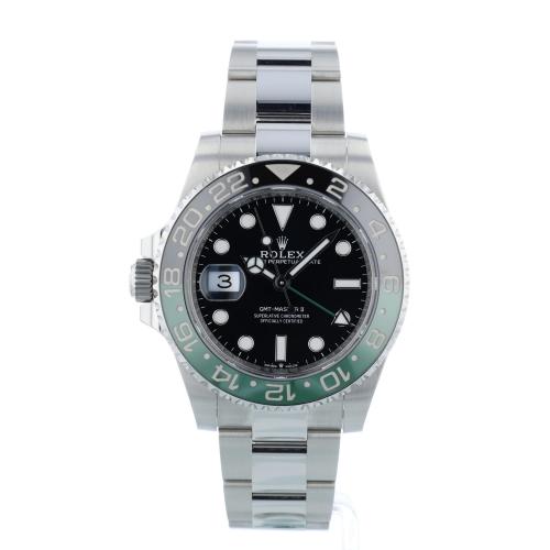 Gents Rolex GMT Master II 126720VTNR Stainless Steel case with Black dial