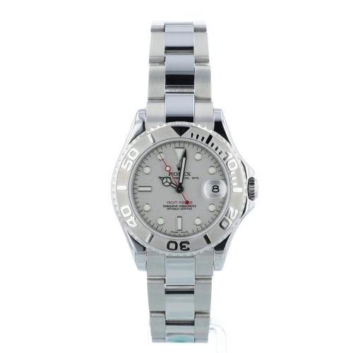 Ladies Rolex Yacht-Master 168622 Steel case with Silver dial