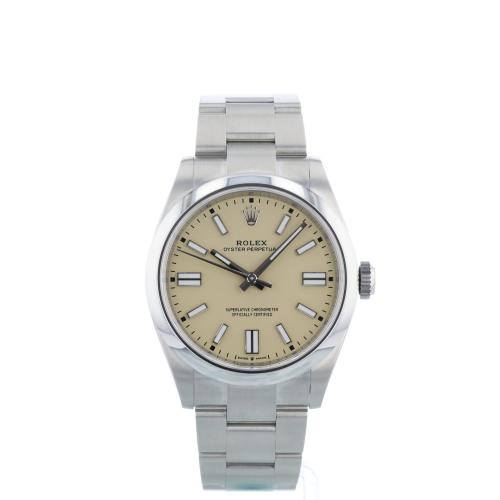 Gents Rolex Oyster Perpetual 41 134300 Stainless Steel case with Beige dial Gents Rolex Oyster Perpetual 41 134300 Stainless Steel case with Beige dial