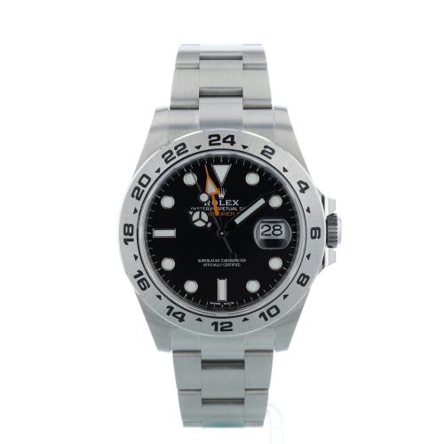 Gents Rolex Explorer II 216570 Stainless Steel case with Black dial