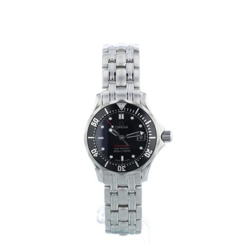 Ladies Omega Seamaster 21230286101001 Steel case with Black Wave dial Ladies Omega Seamaster 21230286101001 Steel case with Black Wave dial