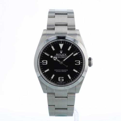 Gents Rolex Explorer 224270 Stainless Steel case with Black dial