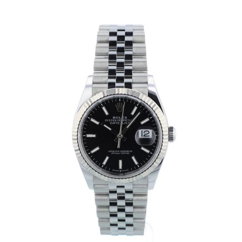 Gents Rolex DateJust 36 126234 Stainless Steel case with Black dial Gents Rolex DateJust 36 126234 Stainless Steel case with Black dial
