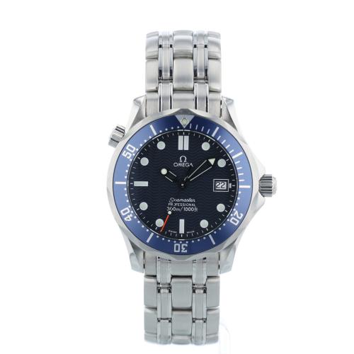 Gents Omega Seamaster 2561.80.00 Steel case with Blue Wave dial
