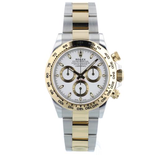 Gents Rolex Daytona 116503 18ct Yellow Gold Stainless Steel case with White dial Gents Rolex Daytona 116503 18ct Yellow Gold Stainless Steel case with White dial