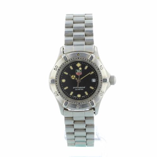 Ladies Tag Heuer Professional WE1410-R Steel case with Black dial Ladies Tag Heuer Professional WE1410-R Steel case with Black dial