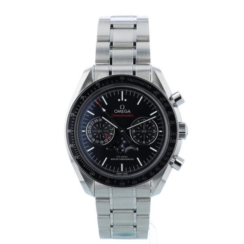 Gents Omega Speedmaster Moon Phase 30430445201001 Steel case with Black dial Gents Omega Speedmaster Moon Phase 30430445201001 Steel case with Black dial