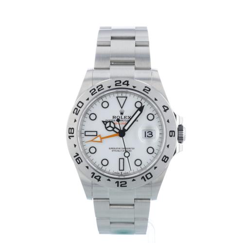 Gents Rolex Explorer II 226570 Stainless Steel case with White dial