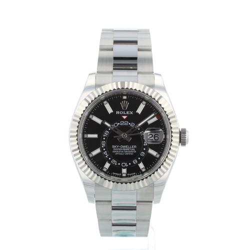 Gents Rolex Sky Dweller 336934 Stainless Steel case with Black dial Gents Rolex Sky Dweller 336934 Stainless Steel case with Black dial