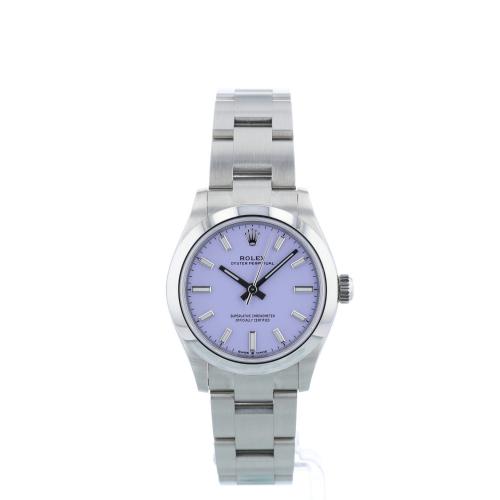 Ladies Rolex Oyster Perpetual 31 277200 Stainless Steel case with Lavender dial Ladies Rolex Oyster Perpetual 31 277200 Stainless Steel case with Lavender dial