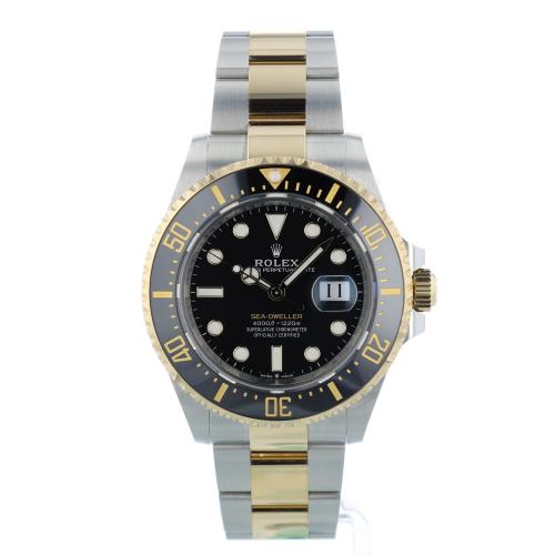 Gents Rolex Sea Dweller 126603 18ct Yellow Gold Stainless Steel case with Black dial Gents Rolex Sea Dweller 126603 18ct Yellow Gold Stainless Steel case with Black dial