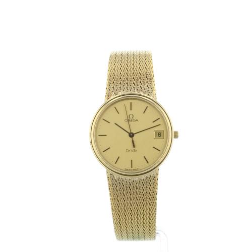 Gents Omega DeVille 3960982 Gold Plated   Stainless Steel case with Gilt dial