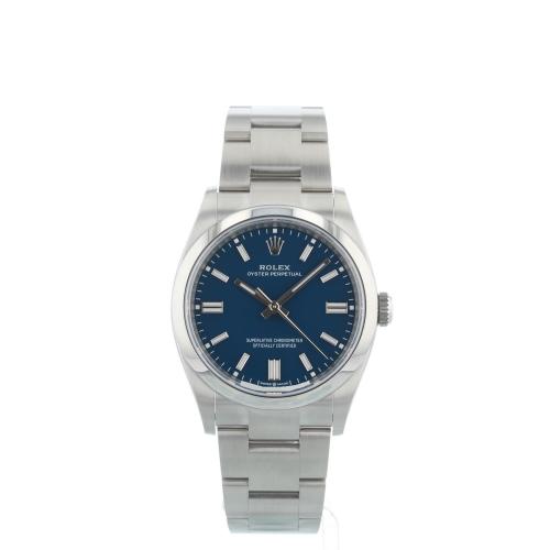 Gents Rolex Oyster Perpetual 36 126000 Stainless Steel case with Med Blue dial Gents Rolex Oyster Perpetual 36 126000 Stainless Steel case with Med Blue dial