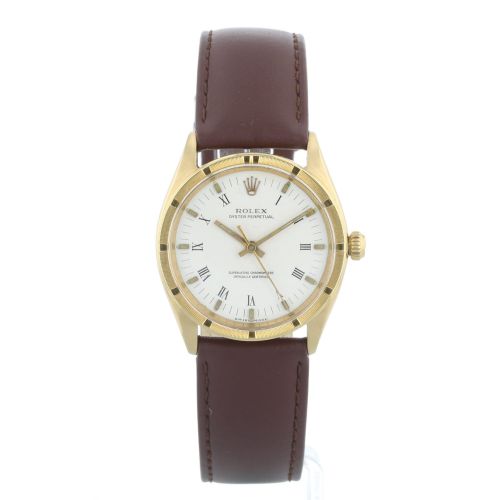 Gents Rolex Oyster Perpetual 1007 18 CT case with White dial Gents Rolex Oyster Perpetual 1007 18 CT case with White dial