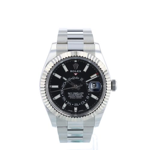 Gents Rolex Sky Dweller 326934 Stainless Steel case with Black dial Gents Rolex Sky Dweller 326934 Stainless Steel case with Black dial
