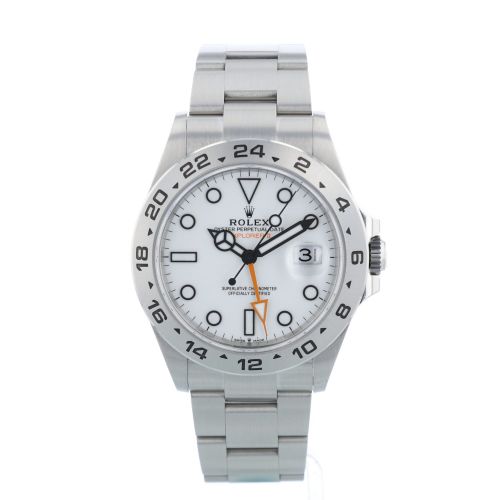 Gents Rolex Explorer II 226570 Stainless Steel case with White dial