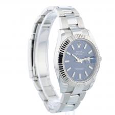 Gents Rolex Datejust 41 126334 Stainless Steel case with Blue dial