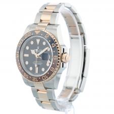 Gents Rolex GMT Master II 126711CHNR 18ct Rose Gold Stainless Steel case with Black dial