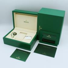 Gents Rolex Land Dweller 40 127334 Stainless Steel case with White Honeycomb Motif dial