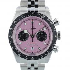 Gents Tudor Black Bay 79360N Stainless Steel case with Pink dial