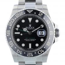 Gents Rolex GMT Master II 116710LN Stainless Steel case with Black dial