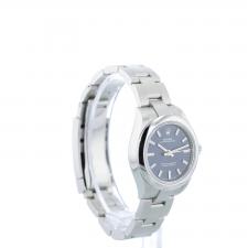 Ladies Rolex Oyster Perpetual 28 276200 Stainless Steel case with Blue dial