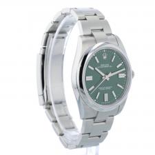 Gents Rolex Oyster Perpetual 41 124300 Steel case with Green dial