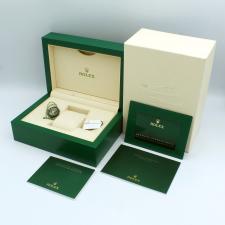 Ladies Rolex DateJust 31 278271 18ct Rose Gold Stainless Steel case with Silver Floral Motif Diamond dial