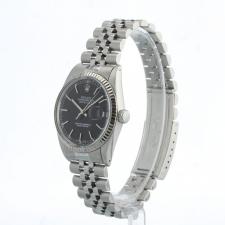 Gents Rolex DateJust 36 16014 Steel case with Black dial